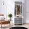 Sorbus Clothing Rack with Drawers - Clothes Stand Dresser - Wood Top, Steel Frame, & Fabric Drawers - Tall Closet Storage Organizer - Garment Rack for Hanging Shirts, Dresses, & Jackets